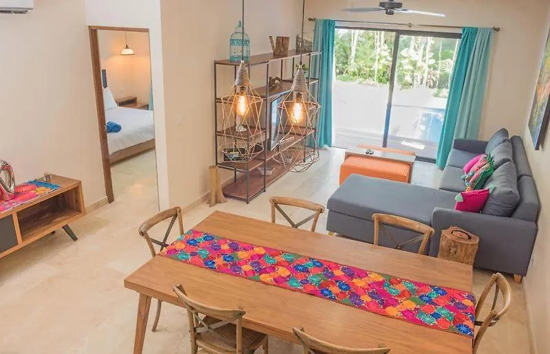 Apartment Swim Up- 2 Bdr & 2 Bike In Tulum